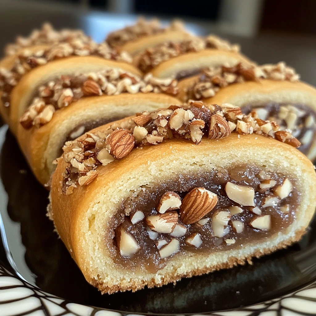 Italian Nut Roll Cookies